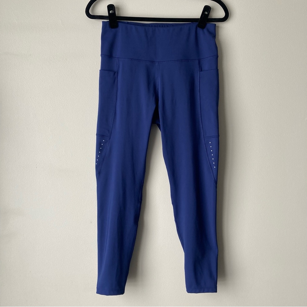 Layer8 Women's Navy Leggings with Pockets‎ Qwick-dry Medium